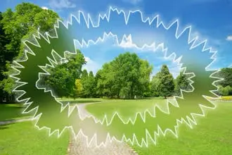 Ziggy zaggy migraine aura illustration